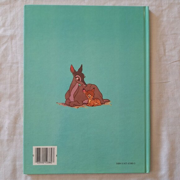 2 Disney Bambi 1984 Fragrant Forest 1975 Scratch Sniff Golden Vintage Book Lot - Picture 7 of 12